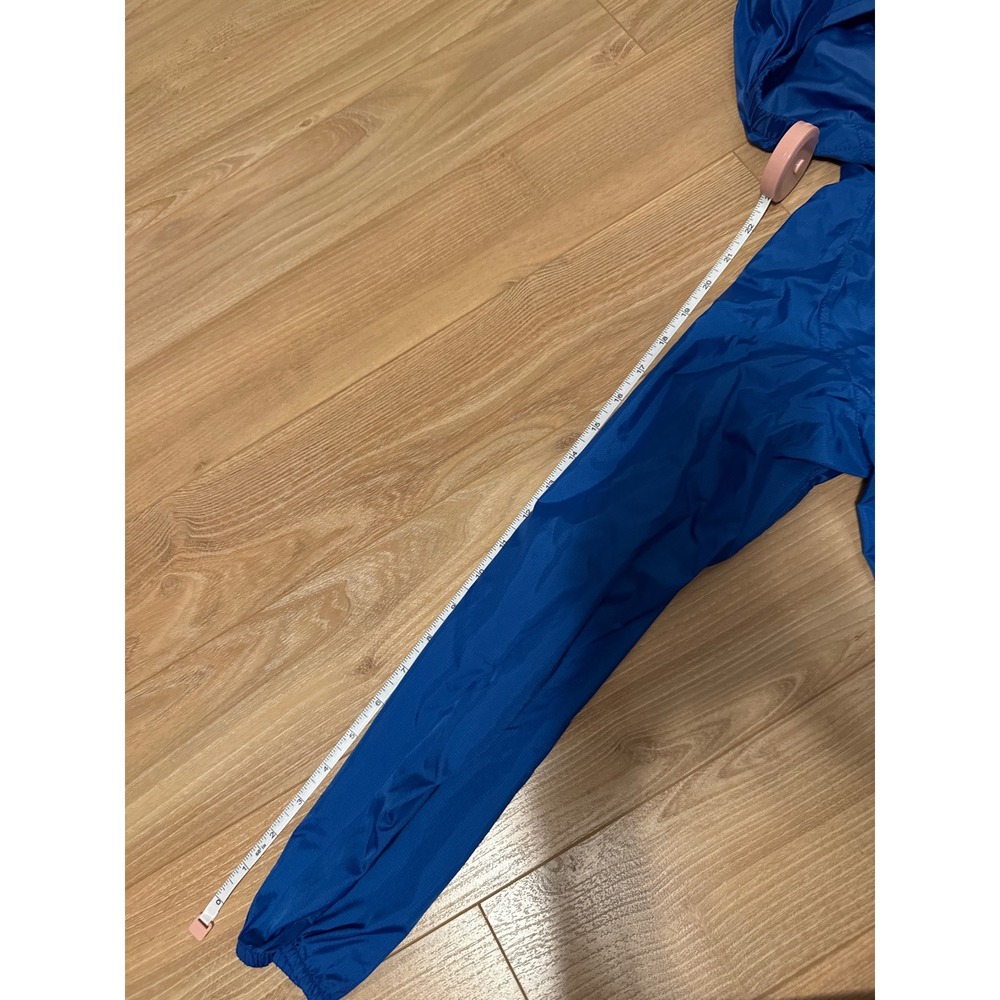 The North Face Kids Hydrenalite Blue Orange Full Zip Hooded Windbreaker Jacket M - Picture 5 of 6